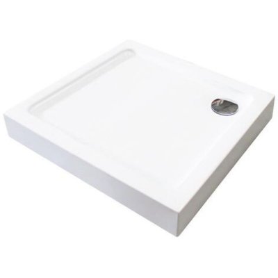 ONDEE  - Receveur LARY - Antid&eacute;rapant - 80x80X13cm - Acrylique - Blanc