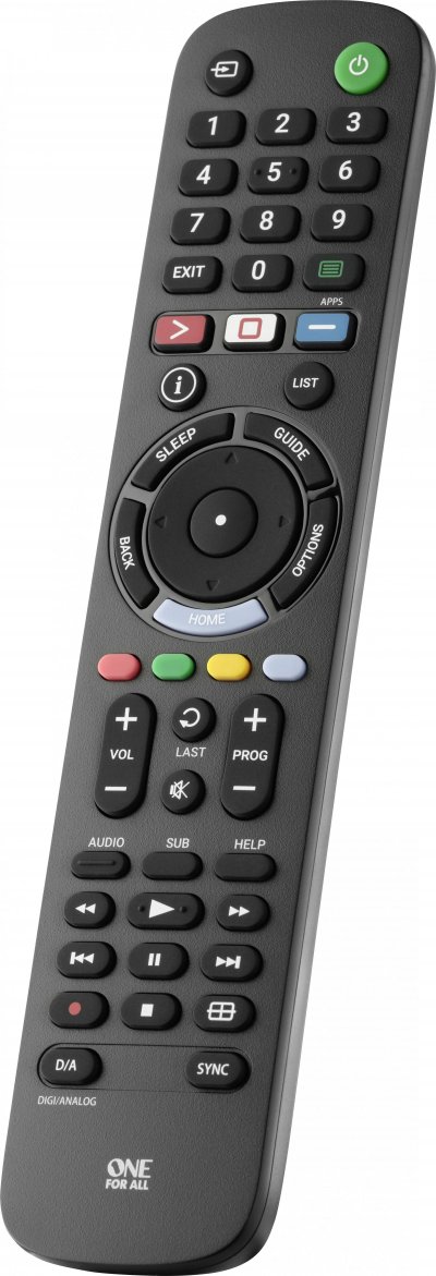 ONE FOR ALL  Urc4912 Remote Control For Sony Noir