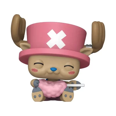 FUNKO One Piece - Figurine POP! Tony Tony Chopper avec barbe &agrave; papa 9 cm