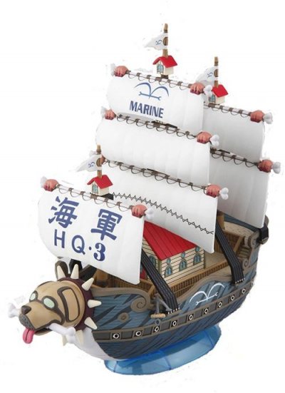 BANDAI One Piece Grand Ship Collection Monkey D. Garp's Ship (NO GUNPLA)