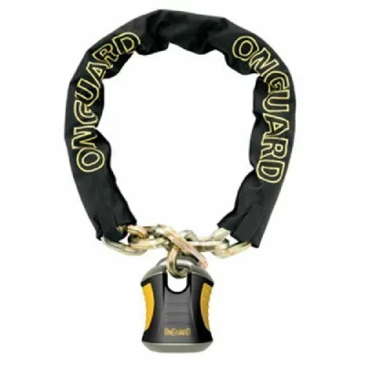 ONGUARD  beast-8017 cha&icirc;ne antivol noir 11,0 x 1,2 cm