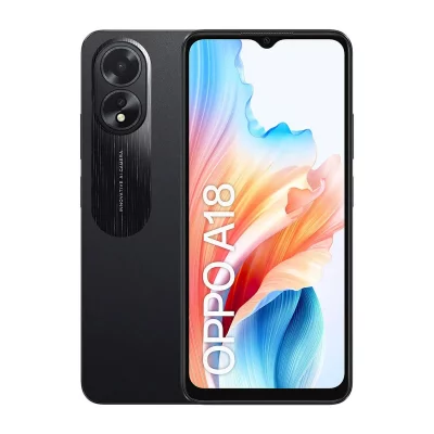 OPPO  A18 4 Go/128 Go Noir (Glowing  Black) Double SIM CPH2591