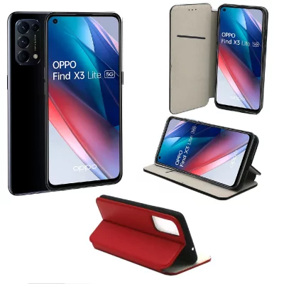 XEPTIO OPPO Find X3 LITE 5G Etui / Housse pochette protection violet - Neuf