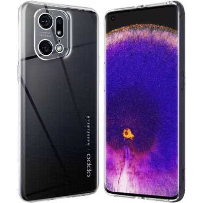 XEPTIO Oppo Find X5 5G coque tpu transparente - Neuf