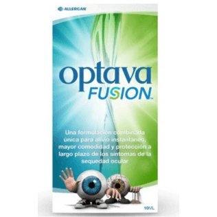 OPTAVA  Allergan Fusion Opted Eye Drops 10ml