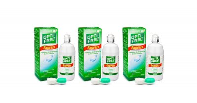 OPTI FREE Opti-Free Express -Solution d'entretien pour lentilles - 355 ml