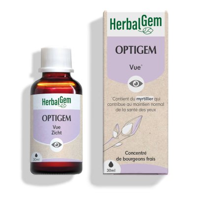 HERBALGEM Optigem Flacon compte gouttes  Gemmobase