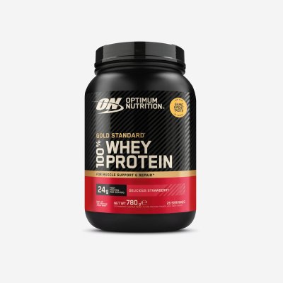 OPTIMUM NUTRITION  100% Whey Gold Standard 768g Fraise - Lactos&eacute;rum