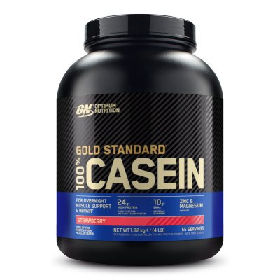 OPTIMUM NUTRITION  Gold Standard 100% Cas&eacute;ine 1.8kg Fraise