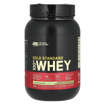 OPTIMUM NUTRITION  Gold Standard 100% Whey 908 gr Chocolat & Menthe
