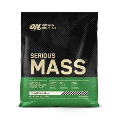 OPTIMUM NUTRITION  Serious Mass Cookies & Cream (5450 g)