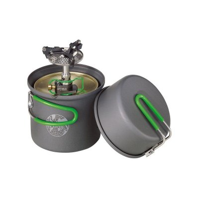 OPTIMUS  - Crux Lite Solo Kochsystem - R&eacute;chaud &agrave; gaz gris/vert