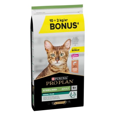 PURINA Optirenal Sterilised Adult au Saumon 10+2 KG Pro Plan