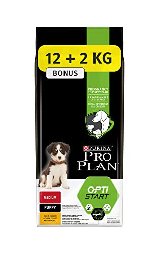 PRO PLAN Optistart Medium Puppy pour Chiots au Poulet 12 + 2 KG 