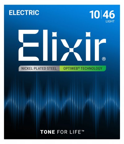 ELIXIR Optiweb 19052 - Jeu de cordes guitare &eacute;lectrique 10-46