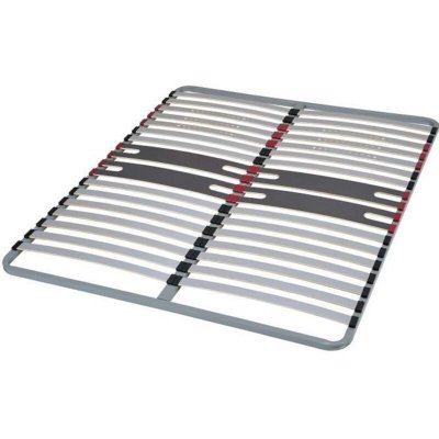 LES TENDANCES OPTIZONES cadre a lattes 160x200 - 2places - Gris