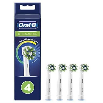ORAL B Oral-B Crossaction T&ecirc;tes de rechange avec technologie Cleanmaximiser