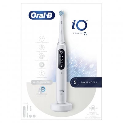 ORAL B Oral-B iO 7S Brosse &Agrave; Dents &Eacute;lectrique Blanche connect&eacute;e Bluetooth