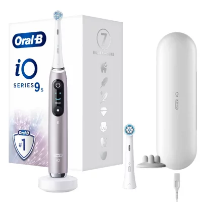 ORAL B Oral-B iO 9S Brosse &Agrave; Dents &Eacute;lectrique Rose Quartz connect&eacute;e Bluetooth