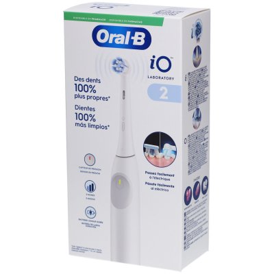 ORAL B Oral-B iO Brosse &agrave; dents &eacute;lectrique connect&eacute;e rechargeable Blanche 