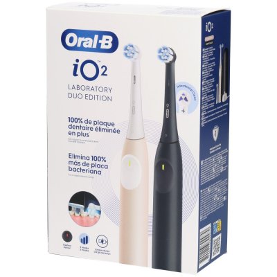 ORAL B Oral-B iO2 Pack Duo Brosse &agrave; Dents &Eacute;lectrique Noire et Rose