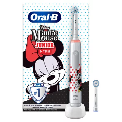 BRAUN Oral-B Junior - Minnie Mouse - Brosse &agrave; dents &eacute;lectrique