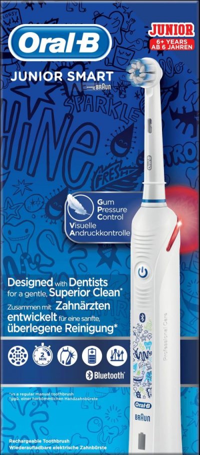 ORAL B ORAL-B - Junior Smart - Brosse &agrave; dents &eacute;lectrique - Rechargeable