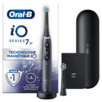 ORAL B Oral-B Oral-B iO 7W - Avec Etui de Voyage et Pochette - Noire - Brosse &Agrave; Dents &Eacute;lectrique&nbsp;