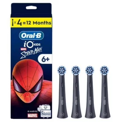 ORAL B  Pi&egrave;ces d&eacute;tach&eacute;es iO Kids Gentle Spiderman 4 pi&egrave;ces