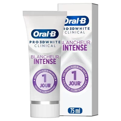 ORAL B Oral-B Pro 3D White Clinical Blancheur Intense Dentifrice 75 ml