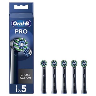 ORAL B Oral-B Pro Cross Action 5 pi&egrave;ce(s) Noir