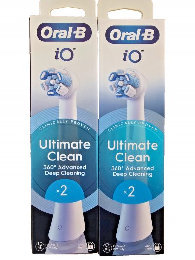 ORAL B Oral-b t&ecirc;te de rechange pour brosse &agrave; dents &eacute;lectrique iO - 2 unit&eacute;s