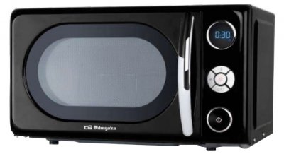 ORBEGOZO  Mig2044 Microondas De 700w Digital Con Grill De 20 Litros De Capacidad Y Dise&ntilde;o En Negro