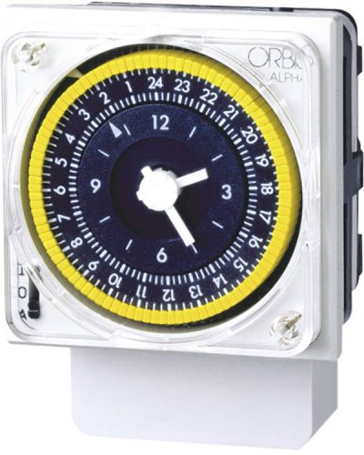ORBIS  Alpha D 230 V. INTERRUPTOR HORARIO ANALOGICO Sin RESERVA.DIARIO 16(4) A OB270023