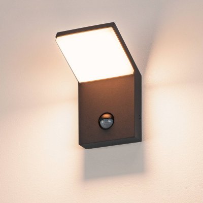 SLV Ordi, applique led, anthracite, 3000k, 9w, avec d&eacute;tecteur de mouvement