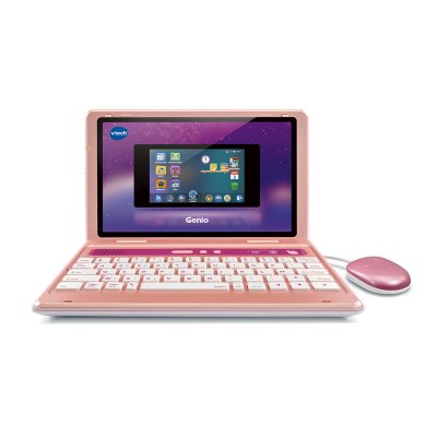VTECH Ordinateur &eacute;ducatif  Genio Mon premier vrai ordinateur Rose