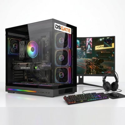 PAS DE MARQUE Ordinateur Gamer DSGate Cloud Digital 24,5'' Intel Core i5 16 Go SSD 1 To Blanc