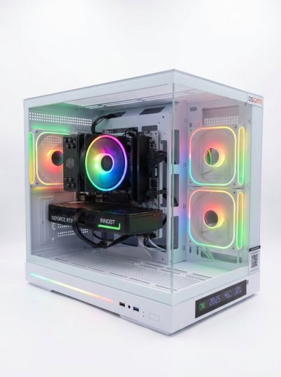 DSGATE Ordinateur Gamer  M6-IV Cloud Q Intel Core i5-12400F 16 Go RAM Blanc