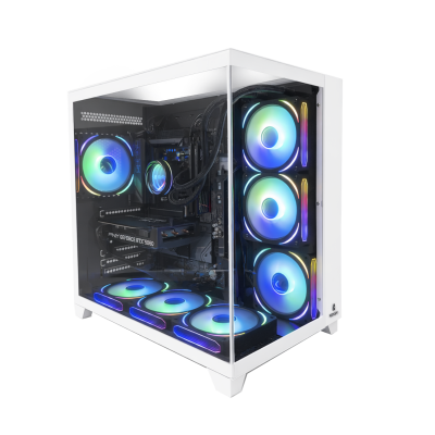 NITROPC Ordinateur Gamer  Extr&ecirc;me AMD Ryzen 5 8400F 32 Go RAM Blanc