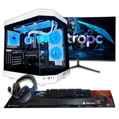 NITROPC Ordinateur Gamer  Pack Boost Intel Core i9-12900K 32Go DDR4 Blanc