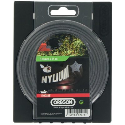 OREGON  110986E Fil de coupe en &eacute;toile Nylium, 3,0&nbsp;mm, 15&nbsp;m