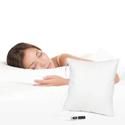 Oreiller blanc &agrave; haut parleur int&eacute;gr&eacute; enceinte coussin musical