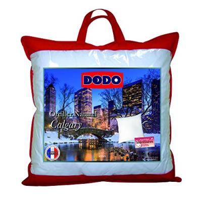 DODO Oreiller calgary anti-acariens 30% duvet oie et canard - m&eacute;dium - 65 x 65 cm - 