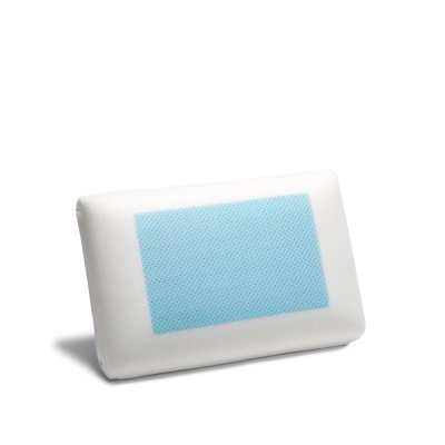BLEU CALIN Oreiller confort ergonomique textile gel rafraichissant 56x36x12cm