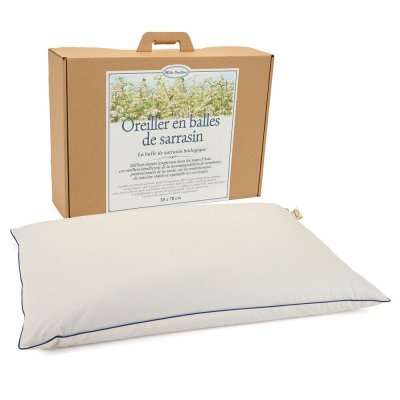 MILLE OREILLERS Oreiller en balles de Sarrasin Biologique - 50 x 70 cm