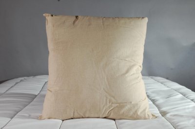 MORTREUX Oreiller naturel enveloppe lin et coton Someo 60x60