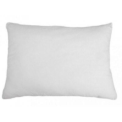 TOISON D OR Oreiller rectangle aspect gaufr&eacute; polyester blanc 70 x 50
