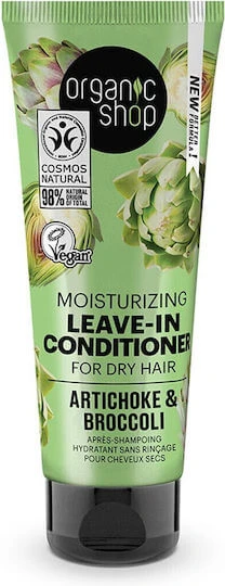 ORGANIC SHOP  Apr&egrave;s-shampooing hydratant pour cheveux secs Artichaut