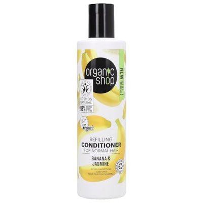 ORGANIC SHOP  Apr&egrave;s-shampooing reconstituant &agrave; la banane et au jasmin