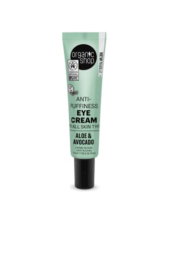 ORGANIC SHOP  Cr&egrave;me contour des yeux anti-poches &agrave; l'avocat et &agrave;